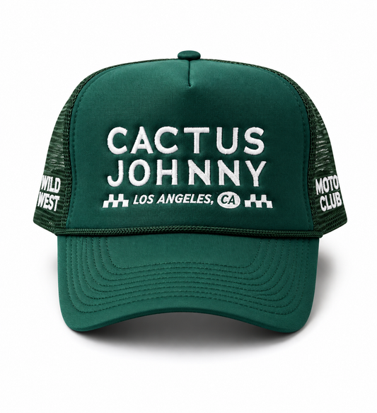 Wild West Moto Club Trucker - Green